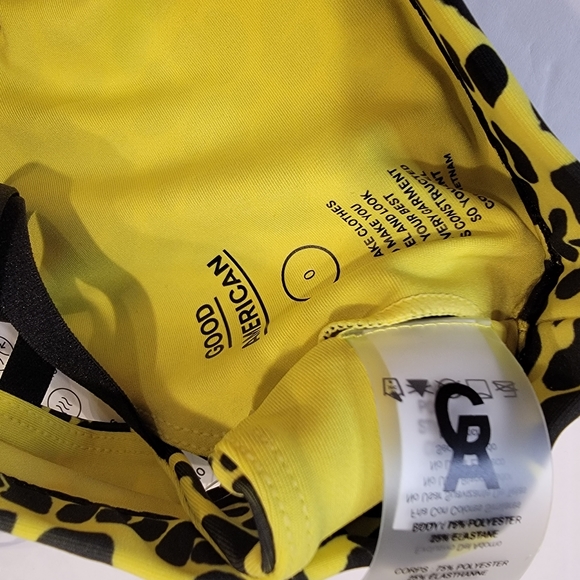 Good American Sunbeam Leopard Sports Bra Sz 0 (XS) NWT - Picture 10 of 11